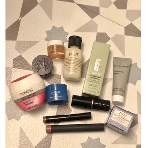 Assortment of Travel Sized Skincare/Hair/Makeup